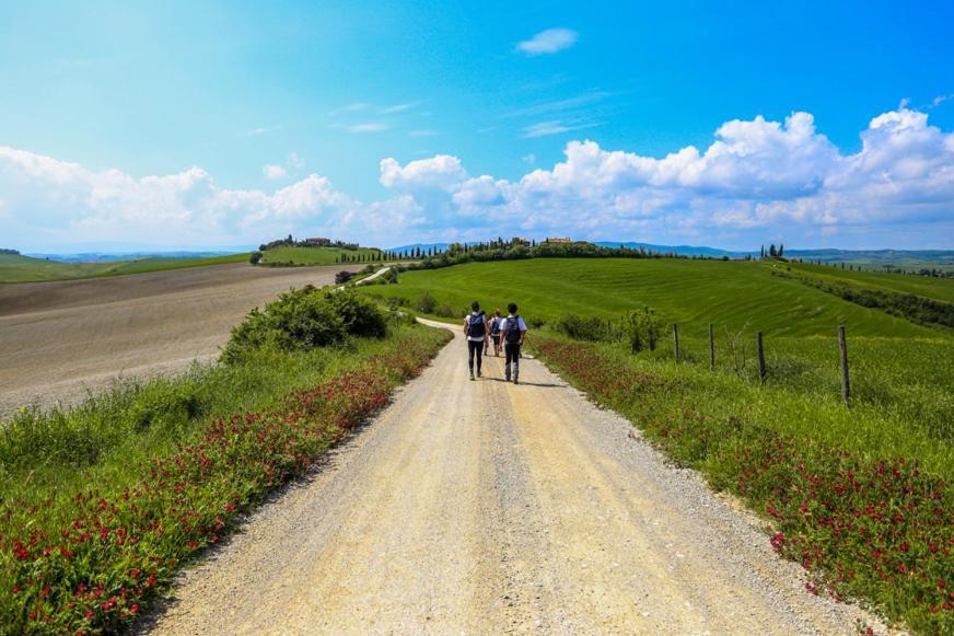 Podere Il Granaio - Crete Senesi - Tuscany Sienne Extérieur photo
